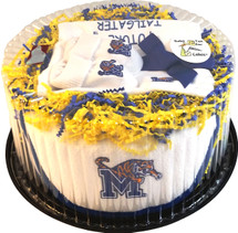 Memphis Tigers Baby Fan Cake Clothing Gift Set