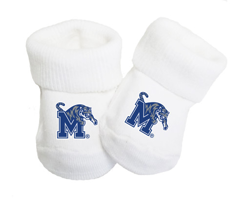 Memphis Tigers Baby Toe Booties