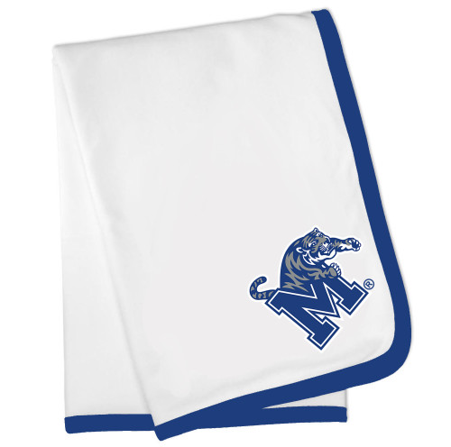 Memphis Tigers Baby Receiving Blanket