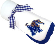 Memphis Tigers Baby Receiving Blanket