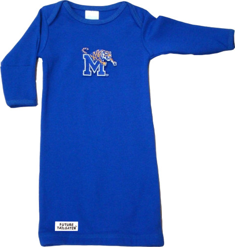 Memphis Tigers Baby Layette Gown