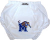 Memphis Tigers Eyelet Baby Diaper Cover