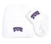 Texas Christian TCU Horned Frogs Newborn Baby Knit Cap and Socks Set