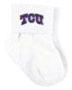 Texas Christian TCU Horned Frogs Baby Sock Booties