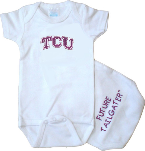 Texas Christian TCU Horned Frogs Future Tailgater Baby Onesie