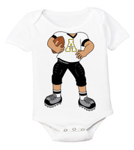Appalachian State Mountaineers Heads Up! Football Baby Bodysuit