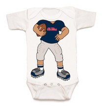 Mississippi Ole Miss Rebels Heads Up! Football Baby Onesie