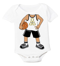 Appalachian State Mountaineers Heads Up! Basketball Baby Bodysuit