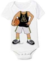 Appalachian State Mountaineers Heads Up! Basketball Baby Onesie