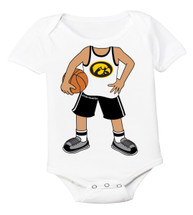 Iowa Hawkeyes Heads Up! Basketball Baby Bodysuit