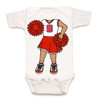 NC State Wolfpack Heads Up! Cheerleader Baby Onesie