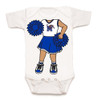Memphis Tigers Heads Up! Cheerleader Baby Onesie