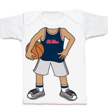 Mississippi Ole Miss Rebels Heads Up! Basketball Infant/Toddler T-Shirt