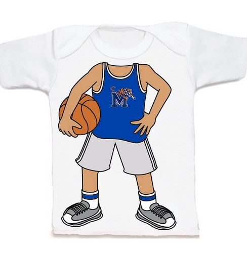 Memphis Tigers Heads Up! Basketball Infant/Toddler T-Shirt