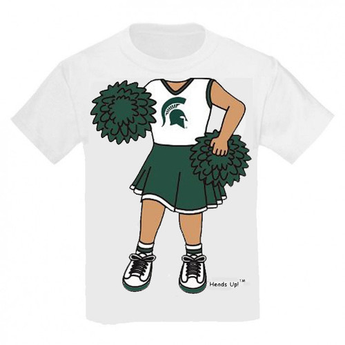 Michigan State Spartans Heads Up! Cheerleader Infant/Toddler T-Shirt