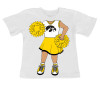 Iowa Hawkeyes Heads Up! Cheerleader Infant/Toddler T-Shirt