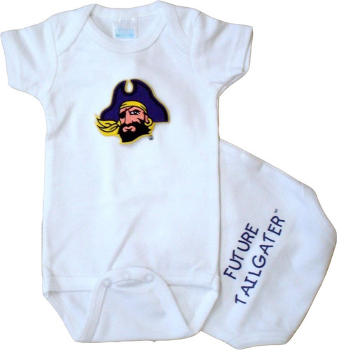 East Carolina Pirates Future Tailgater Baby Onesie