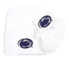 Penn State Nittany Lions Newborn Knit Cap and Socks with Lace Baby Set