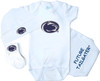 Penn State Nittany Lions Homecoming 3 Piece Baby Gift Set