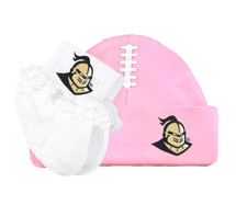 UCF Knights Baby Football Cap and Socks with Lace Set