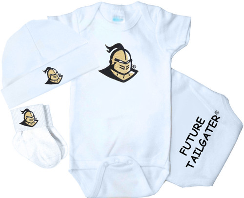 UCF Knights Homecoming 3 Piece Baby Gift Set