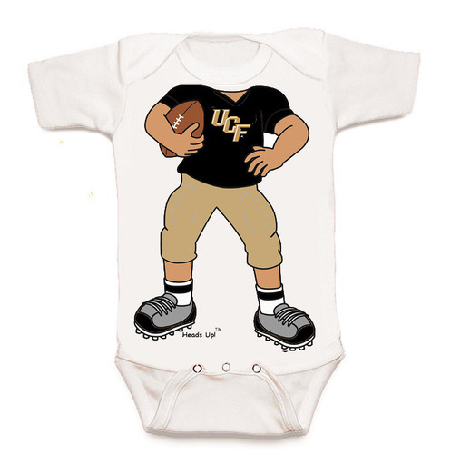 UCF Knights Heads Up! Football Baby Onesie