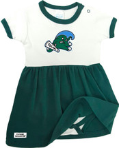 Tulane Green Wave Baby Onesie Dress
