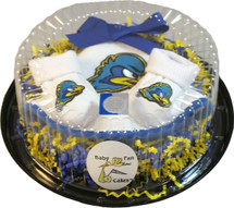 Delaware Blue Hens Piece of Cake Baby Gift Set