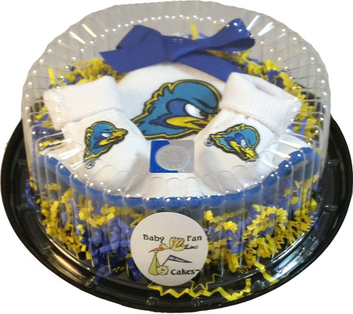 Delaware Blue Hens Piece of Cake Baby Gift Set