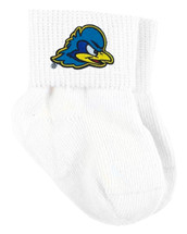 Delaware Blue Hens Baby Sock Booties
