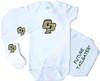 Cal Poly Mustangs Homecoming 3 Piece Baby Gift Set