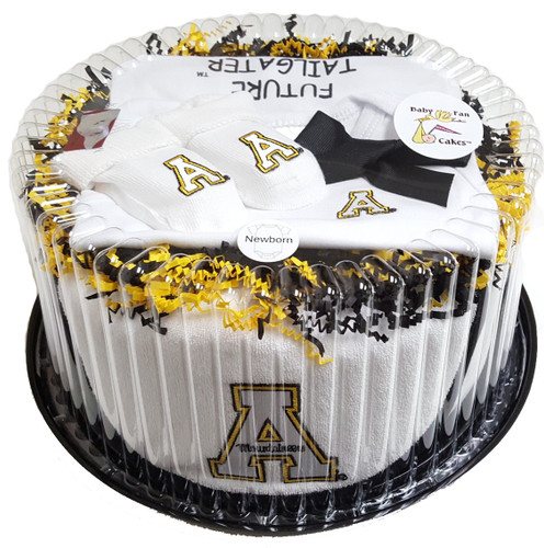 Appalachian State Mountaineers Baby Fan Cake Clothing Gift Set