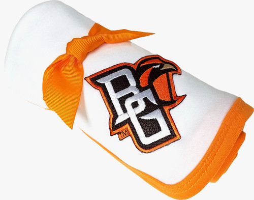 Bowling Green St. Falcons Baby Receiving Blanket