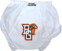 Bowling Green St. Falcons Eyelet Baby Diaper Cover
