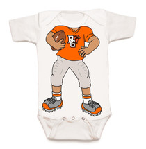 Bowling Green St. Falcons Heads Up! Football Baby Onesie
