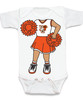 Bowling Green St. Falcons Heads Up! Cheerleader Baby Bodysuit
