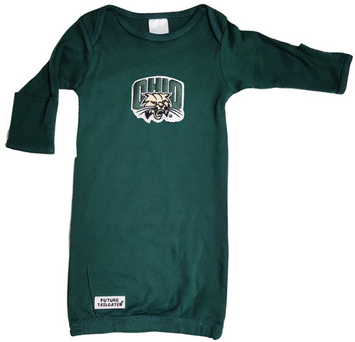 Ohio Bobcats Baby Layette Gown