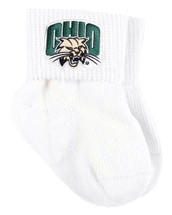 Ohio Bobcats Baby Sock Booties