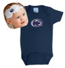 Penn State Nittany Lions Baby Bodysuit and Shabby Bow Headband