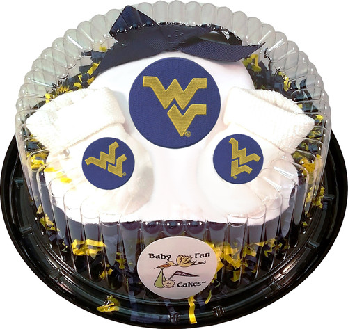 West Virginia Mountaineers Piece of Cake Baby Gift Set
