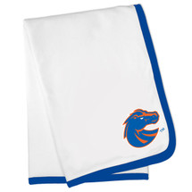 Boise State Broncos Officially Licensed Baby Receiving Blanket - Royal Trim