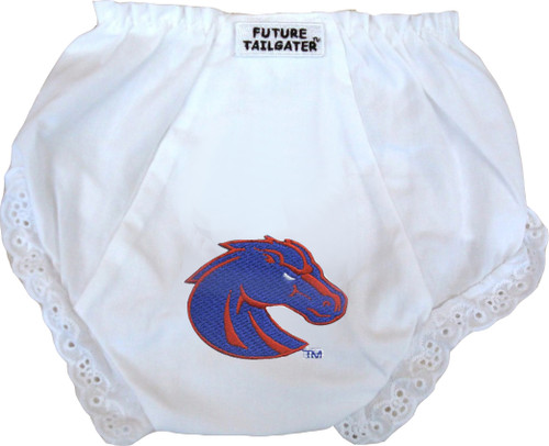 Boise State Broncos Eyelet Baby Diaper Cover