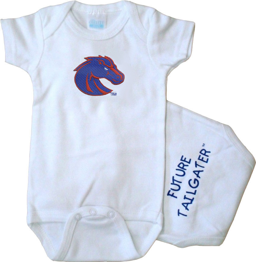 Future Tailgater Boise State Broncos Baby Onesie Dress Pink