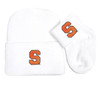 Syracuse Orange Newborn Baby Knit Cap and Socks Set