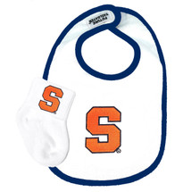 Syracuse Orange Baby Bib and Socks Set