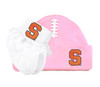 Syracuse Orange Baby Football Cap and Socks with Lace Set