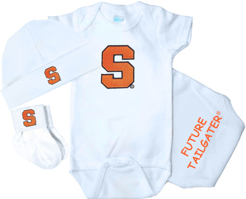 Syracuse Orange Homecoming 3 Piece Baby Gift Set