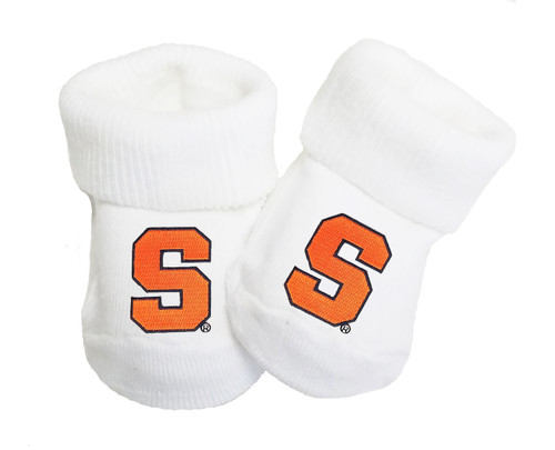 Syracuse Orange Baby Toe Booties