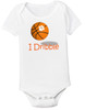Clemson Tigers Basketball "I Dribble" Baby Onesie