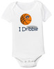 Auburn Tigers Basketball "I Dribble" Baby Onesie